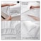 Panax Microfiber Bed Sheet Double , White