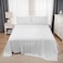 Panax Microfiber Bed Sheet Queen , White