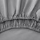 Panax Microfiber Bed Sheet Queen , Light Grey