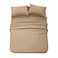 Panax Microfiber Bed Sheet Queen , Coffee