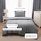 Panax Duvet Cover Single , Light Grey