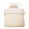 Panax Duvet Cover Single , Ivory