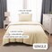 Panax Duvet Cover Single , Beige