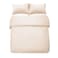 Panax Duvet Cover Double , Ivory