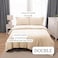 Panax Duvet Cover Double , Ivory