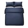 Panax Duvet Cover Queen , Navy Blue