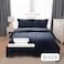 Panax Duvet Cover Queen , Navy Blue