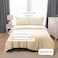Panax Duvet Cover Queen , Beige
