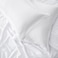 Panax Duvet Cover King , White