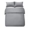 Panax Duvet Cover King , Light Grey