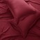 Panax Duvet Cover King , Burgandy