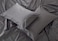 Panax Cotton Bed Sheet Double, Dark Grey