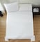 Panax Cotton Bed Sheet Queen , White
