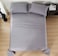 Panax Cotton Bed Sheet Queen , Light Grey