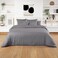 Panax Cotton Duvet Cover King , Dark Grey