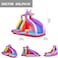 Doctor Dolphin Inflatable Water Slide with Blower,Long Water Slides for Kids Backyard with Climbing Wall,Kids Bounce House with Slide,Hippo Theme Water Park with Plash Pool for Outdoor