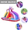 Doctor Dolphin Inflatable Water Slide with Blower,Long Water Slides for Kids Backyard with Climbing Wall,Kids Bounce House with Slide,Hippo Theme Water Park with Plash Pool for Outdoor