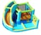 Doctor Dolphin Inflatable Bounce House with Bouncers Slide Toddler Ball Pit Bouncy Play House