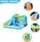 Doctor Dolphin Inflatable Bounce House with Bouncers Slide Toddler Ball Pit Bouncy Play House