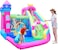 AirMyFun Inflatable Water slide Pink Princess Bounce House for Big Kids 8-12 with Long Slide and Spray Water Gun for Kids Backyard Inflatable Bouncy Castle