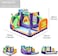 
AirMyFun Inflatable Water slide Frog Theme Bounce House for Big Kids 8-12 with Long Slide and Spray Water Gun for Kids Backyard Inflatable Bouncy Castle