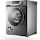 Bompani Front Load Washer, 8KG Capacity, Electromagnetic Door Lock, BLCD Inverter Motor, LED Display, 16 Programs, 1400RPM, 4-Star Rated, Stainless Steel Drum 2000 W BO3003N Dark Grey