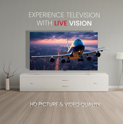 نوبل تلفزيون LED ذكي 75 بوصة 4K UHD بدون اطار مع اندرويد 13 وHDR ومنافذ HDMI وUSB وشبكة محلية LAN ومدخل محوري ومكبرات صوت مدمجة وواي فاي وDLED فائق النحافة للبث UHD75VIDS، اسود