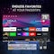 نوبل تلفزيون LED ذكي 75 بوصة 4K UHD بدون اطار مع اندرويد 13 وHDR ومنافذ HDMI وUSB وشبكة محلية LAN ومدخل محوري ومكبرات صوت مدمجة وواي فاي وDLED فائق النحافة للبث UHD75VIDS، اسود