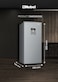 Nobel 275L Gross, 190L Net Single Door Refrigerator, Defrost, Mechanical Temp Control, Recessed Handle, R600a Refrigerant, 2 Glass Shelves, Vegetable Crisper - NR210SS