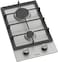 Bompani Built-in Hobs BO263LGT - 2 Gas Euro Type Pool Burners, All Sabaf Burners, Matt Stainless Steel Body - One Year Manufacturer Warranty - BO263LGT Silver