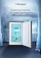 Bompani Upright Freezer 85L &ndash; Single Door, 3 Drawers, Mechanical Temp Control, Lockable Door, Dark Inox Finish - BUF245SNI
