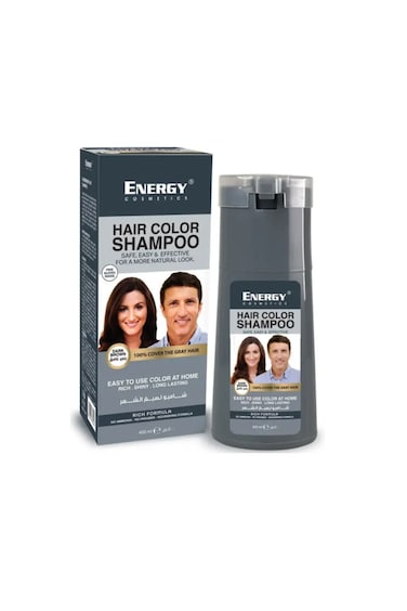Energy Black Color Shampoo 400Ml