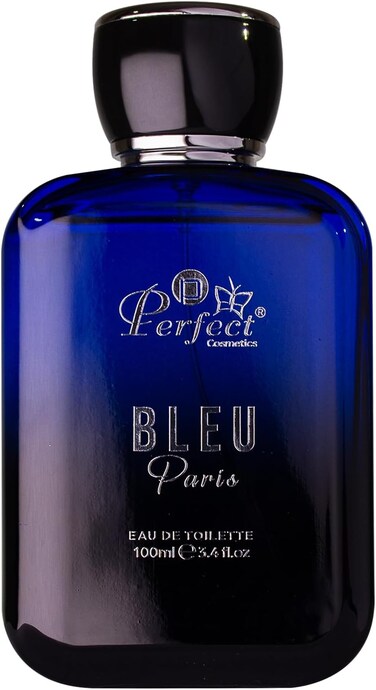Perfect Cosmetics Bleu Paris Eau de Toilette for Men 100ml &acirc;&euro;&ldquo; Long Lasting Fresh Citrus Woody Spicy Perfume with Grapefruit Mint Sandalwood Musk &acirc;&euro;&ldquo; Premium Men's Cologne
