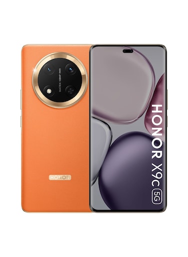 اونر X9c ثنائي الشريحة، ذاكرة رام سعة 12 جيجابايت، سعة 256 جيجابايت، يدعم تقنية الجيل الخامس، لون برتقالي شروق الشمس - إصدار الإمارات (مع هدايا مجانية)