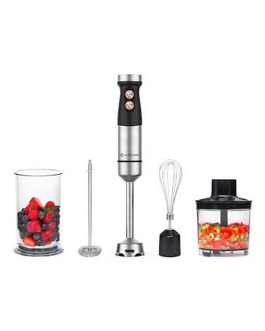 Nutricook 1200W Hand Blender &ndash; Powerful Multi-Function Immersion Blender, High-Speed Motor for Smoothies, Soups, and More