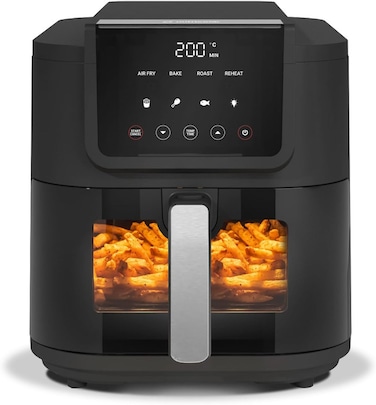 Nutricook Air Fryer Slim, 5L, 1500 Watts, Black, AFS100