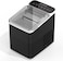 NutriCook Bullet Ice Maker,Rapid 7-Minute Ice Production, Bullet-Shaped Ice, Self-Cleaning, Compact &amp; Portable,150W,NC-ICY510K,2 Year Limited Warranty