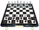 Harley Fitness - Historic Antique Wooden Chess Board - Vintage Design with Intricate Detailing in Silver and Copper - Folding Chessboard &ndash; Ideal for Beginners and Professional Players