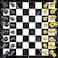 Harley Fitness - Black and Gold Wooden Chess Sets - Chess &amp; Checkers Board Game Chess Board - with 2 Extra Queens - Elegant Vintage Design - Folding Chessboard &ndash; Sets for Adults &amp; Kids