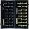 Harley Fitness - Black and Gold Wooden Chess Sets - Chess &amp; Checkers Board Game Chess Board - with 2 Extra Queens - Elegant Vintage Design - Folding Chessboard &ndash; Sets for Adults &amp; Kids