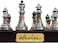 HARLEY FITNESS WOODEN CHESS BOARD WITH GLOSSY LUXURY CHESS PIECES SET - S5023A