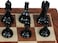 HARLEY FITNESS 52CM X 52CM WOODEN CHESS BOARD WITH GLOSSY CHESS PIECES SET - S5026B