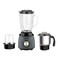CARRERA CRR567 Blender 3-in-1, Powerful 600W Copper Motor with 1.5L Jar, Stainless Steel Blades, LED Display &amp; Knob Control, Modern Design, Perfect for Mixing, Grinding and Blending, 2 Years Warranty