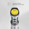 CARRERA CRR453 Hand Blender 1000W, 4-in-1 Stick Blender and Grinder, Stainless Steel &amp; Powerfull Copper DC Motor, Turbo &amp; LED Display, Perfect for Blending, Grinder &amp; Smoothies, 2 Years Warranty