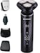Blaupunkt 4-in-1 Shaver Grooming Kit for Men, Metal Body, Hair &amp; Nose Trimmer, Cordless &amp; Corded Use, LCD Display, USB-C Charging, IPX7 Waterproof, Travel Lock, 60 Min Runtime - SVM604