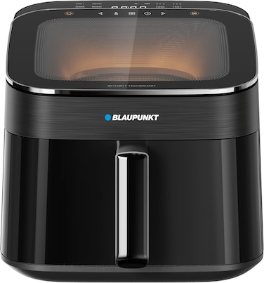 Blaupunkt Digital Air Fryer 1700W - Skylight Top Window, 6.5L Basket, 12 Preset Menus, LED Display, Rapid Air Circulation, Bladeless Fan, Cool-Touch Design, Easy to Clean, 2-Year Warranty - KAW717