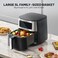 Blaupunkt Digital Air Fryer 1500W &ndash; 5L Large Capacity, 10 Preset Cooking Menus, Rapid Air Circulation, LED Display, Cool Touch Design, Low Oil Frying, Non-Stick Basket, KAD515
