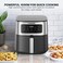 Blaupunkt Digital Air Fryer 1500W &ndash; 5L Large Capacity, 10 Preset Cooking Menus, Rapid Air Circulation, LED Display, Cool Touch Design, Low Oil Frying, Non-Stick Basket, KAD515