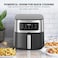 Blaupunkt Digital Air Fryer 1500W - 5L Large Capacity, 10 Preset Cooking Menus, Rapid Air Circulation, LED Display, Cool Touch Design, Low Oil Frying, Non-Stick Basket, KAD515