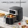 Blaupunkt Digital Air Fryer 1500W - 5L Large Capacity, 10 Preset Cooking Menus, Rapid Air Circulation, LED Display, Cool Touch Design, Low Oil Frying, Non-Stick Basket, KAD515